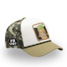 Casquette Trucker - Zoro Attack (Kaki/Blanc) - One Piece - U Unisexe 
