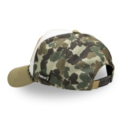 Casquette Trucker - Zoro Attack (Kaki/Blanc) - One Piece - U Unisexe 