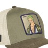 Casquette Trucker - Zoro Wano (Kaki/Blanc) - One Piece - U Unisexe 