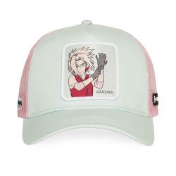 Casquette Trucker - Sakura (Blanc) - Naruto Shippuden - U Unisexe 