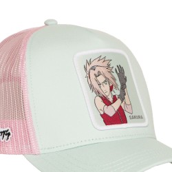 Casquette Trucker - Sakura (Blanc) - Naruto Shippuden - U Unisexe 
