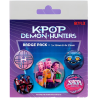 Pack de 5 Badges - Huntrix & Saja - KPop Demon Hunters