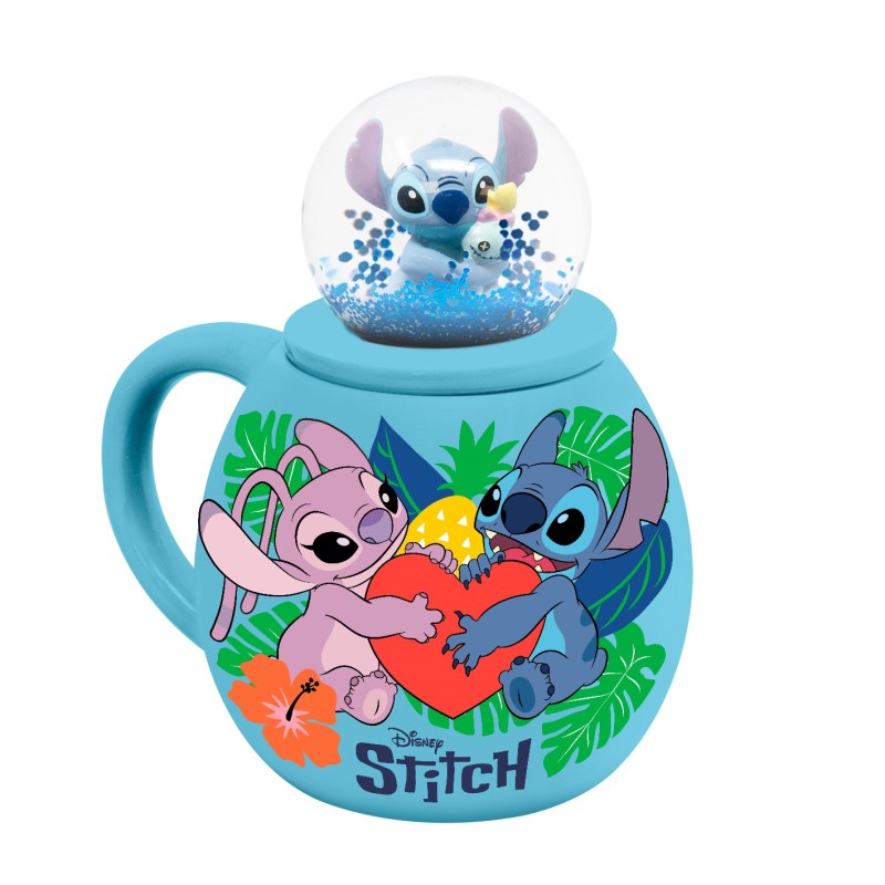 Mug 3D - Stitch Boule à Neige - Lilo & Stitch