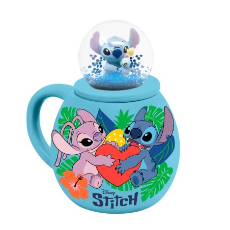 Mug 3D - Stitch Boule à Neige - Lilo & Stitch