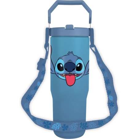 Mug de Voyage avec Lanière - Stitch Face - Lilo & Stitch