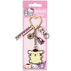 Porte-clefs à Breloques - Pompompurin - Sanrio