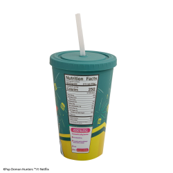 Gobelet avec Paille - Zoey Hamburger - Kpop Demon Hunters