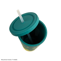 Gobelet avec Paille - Zoey Hamburger - Kpop Demon Hunters