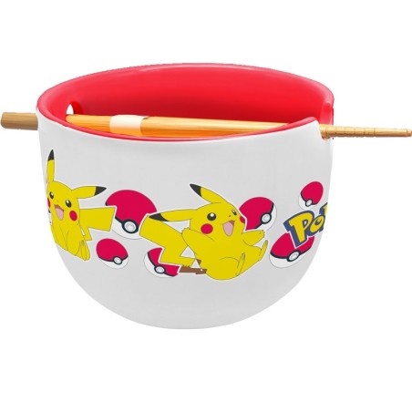 Bol à Ramen - Pikachu & Poké Balls - Pokemon