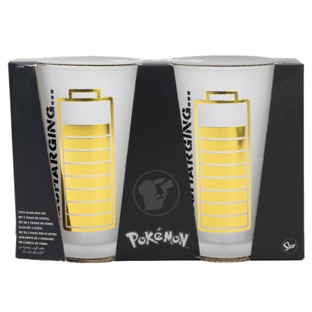 Pack de 2 Verres - Charging... - Pokemon
