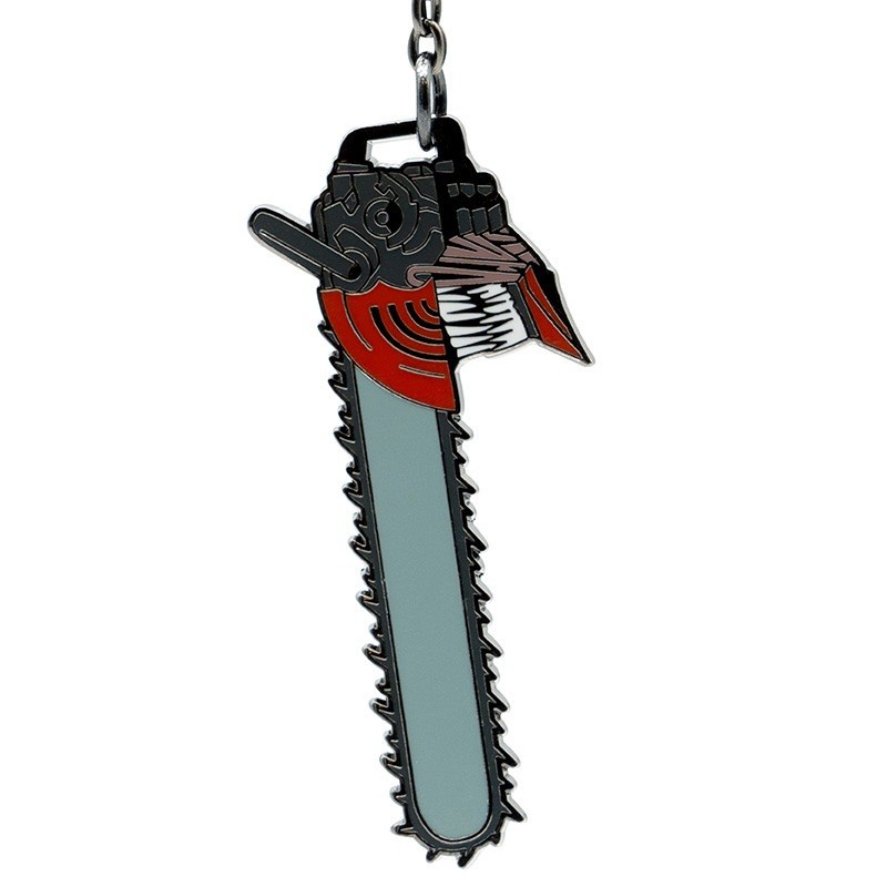 Porte-clefs Métal - Tête - Chainsaw Man