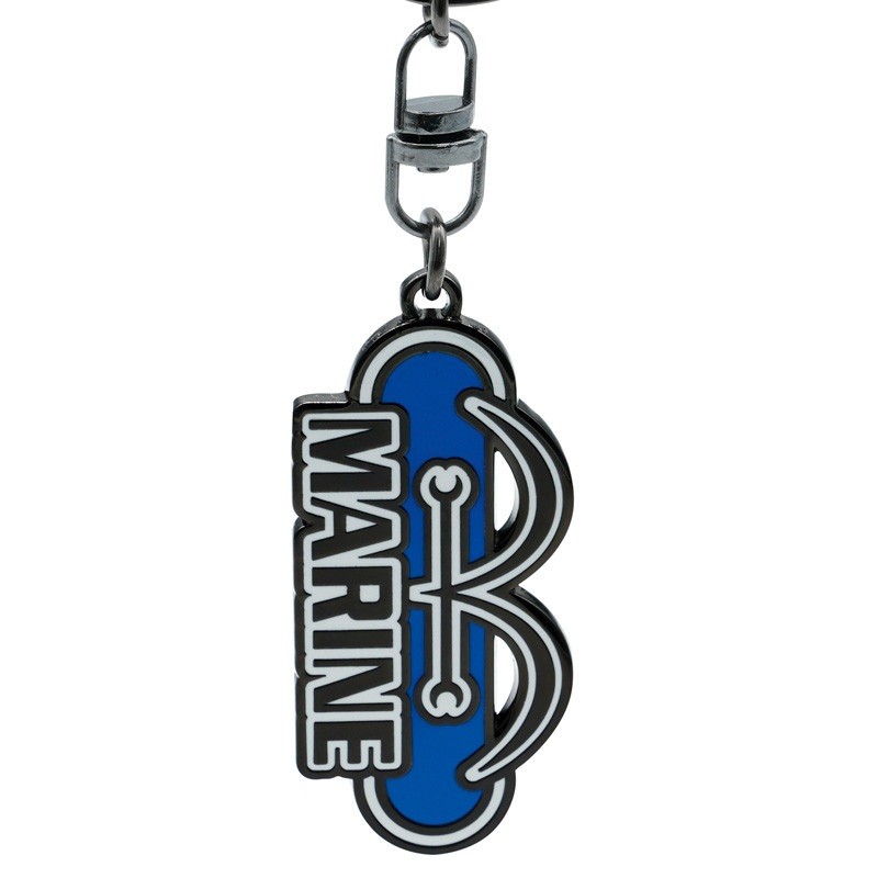 Porte-clefs Métal - Marine - One Piece