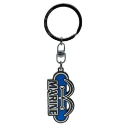 Porte-clefs Métal - Marine - One Piece