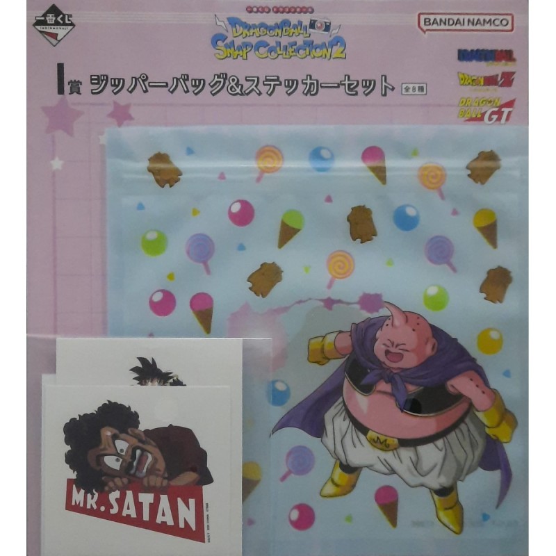 Pochette Refermable & Stickers - Gros Boo (Lot I) - Snap Collection 2 - Dragon Ball - Ichibansho BNP67867