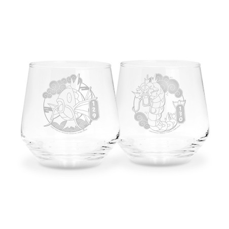 Pack de 2 Verres - Magicarpe et Léviator - Pokemon