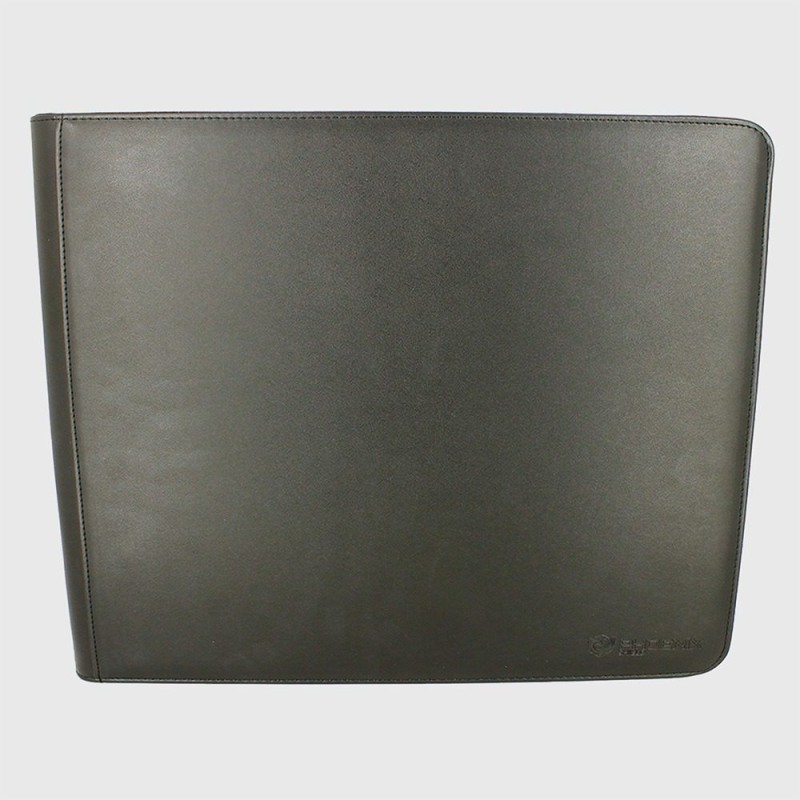 Portfolio - Toploader - Long - Simili Cuir Noir