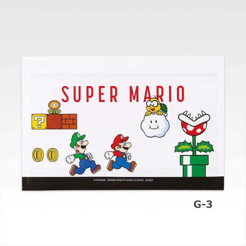 Pochette Refermable - Super Mario Bros (Lot G) - Always Together - Super Mario - Ichibanshô BNP30853