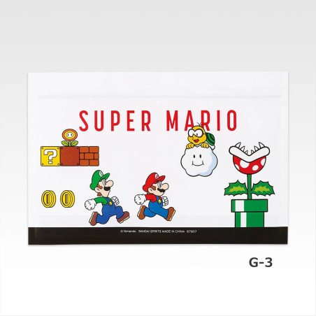 Pochette Refermable - Super Mario Bros (Lot G) - Always Together - Super Mario - Ichibanshô BNP30853