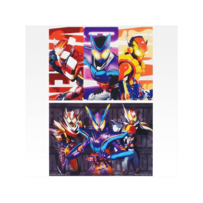 Poster Transparent - Trio Gavv (Lot G) - Rider Zeztz & Rider Gavv - Kamen Rider - Ichibanshô BNP51122