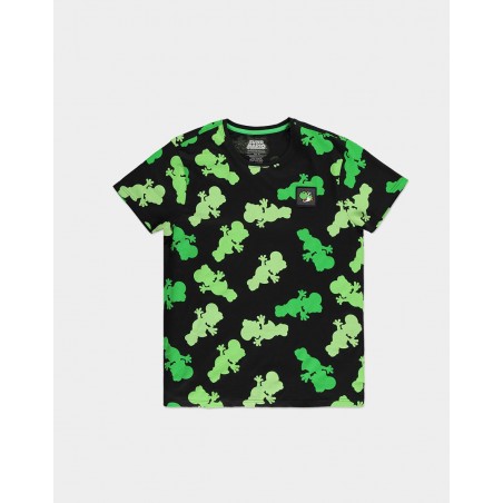 T-shirt - Nintendo - Super Mario - Yoshi AOP - L Homme 