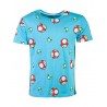 T-shirt - Nintendo - Super Mario - Happy Toad AOP - M Homme 