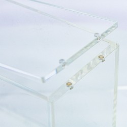 Acrylic case for pkm booster box with lid