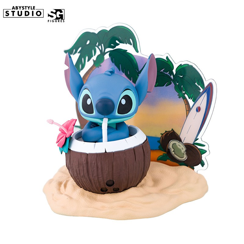 Figurine SG (93) - Stitch Noix de Coco - Lilo & Stitch