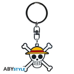 Porte-Clefs Métal - Luffy Jolly Roger (New) - One Piece