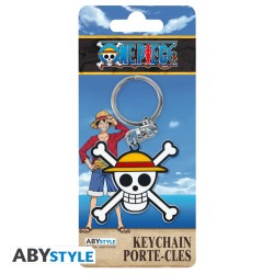 Porte-Clefs Métal - Luffy Jolly Roger (New) - One Piece
