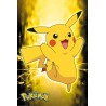 Poster - Pikachu néon - Pokemon - Roulé et filmé