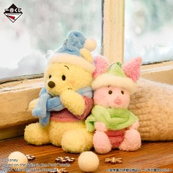 Peluche - Porcinet (Lot D) - Cozy Winter Days - Winnie l'Ourson - Ichibanshô BNP67878