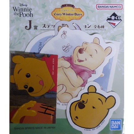 Autocollants - Winnie Blasé (Lot J) - Cozy Winter Days - Winnie l'Ourson - Ichibanshô BNP67878