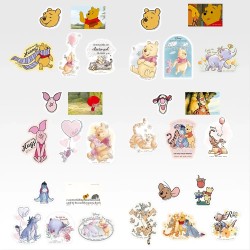 Autocollants - Porcinet (Lot J) - Cozy Winter Days - Winnie l'Ourson - Ichibanshô BNP67878