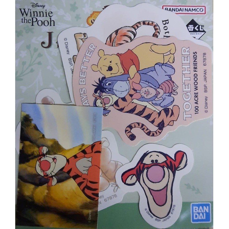 Autocollants - Tigrou (Lot J) - Cozy Winter Days - Winnie l'Ourson - Ichibanshô BNP67878