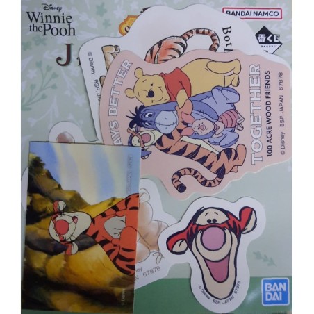 Autocollants - Tigrou (Lot J) - Cozy Winter Days - Winnie l'Ourson - Ichibanshô BNP67878
