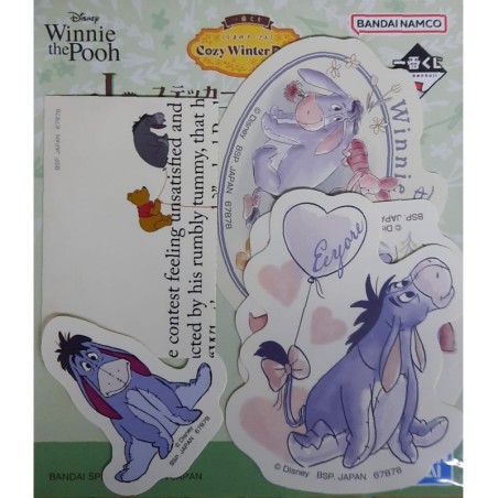 Autocollants - Bourriquet (Lot J) - Cozy Winter Days - Winnie l'Ourson - Ichibanshô BNP67878
