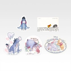Autocollants - Bourriquet (Lot J) - Cozy Winter Days - Winnie l'Ourson - Ichibanshô BNP67878