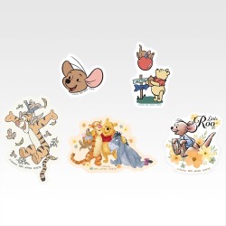 Autocollants - Petit Gourou (Lot J) - Cozy Winter Days - Winnie l'Ourson - Ichibanshô BNP67878