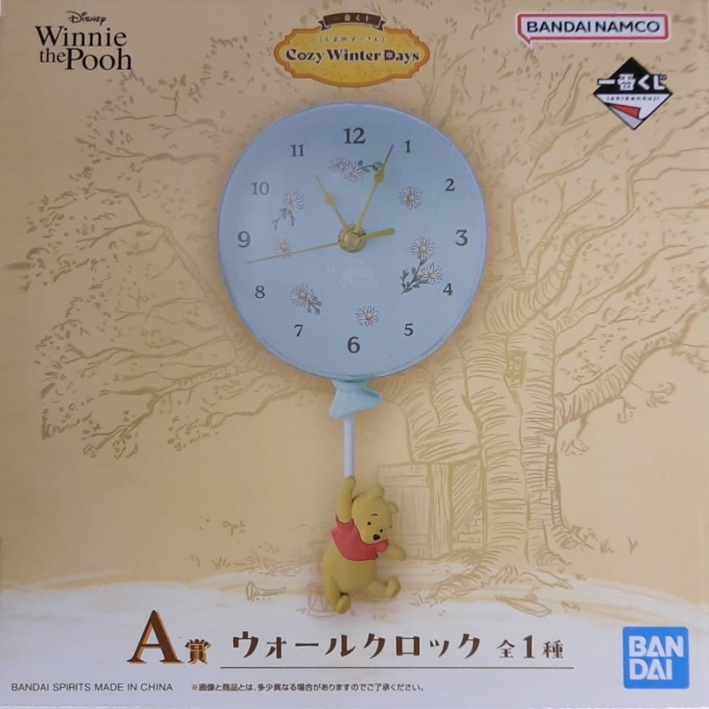 Horloge - Winnie (Lot A) - Cozy Winter Days - Winnie l'Ourson - Ichibanshô BNP67878
