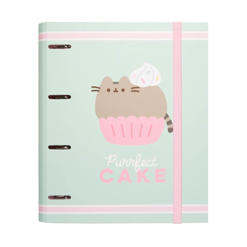 Classeur - 4 Anneaux - Purrfect Cake - Pusheen