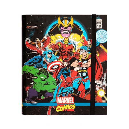 Classeur - 4 Anneaux - Comics Héros - Avengers