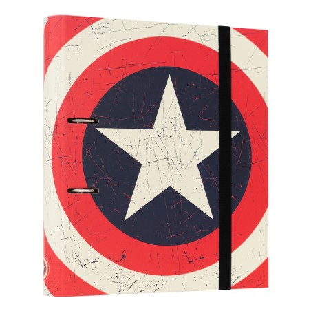 Classeur - 2 Anneaux - Shield - Captain America