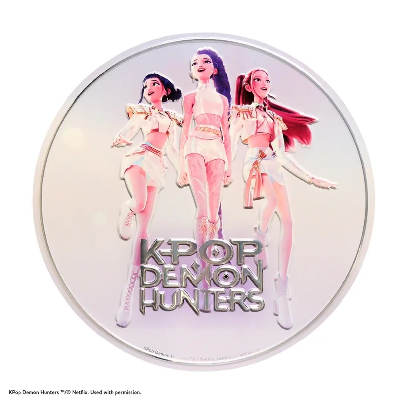 Plaque Métallique - Album Golden - KPop Demon Hunters