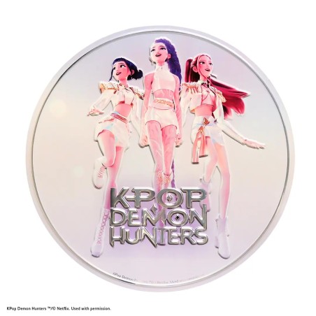 Plaque Métallique - Album Golden - KPop Demon Hunters