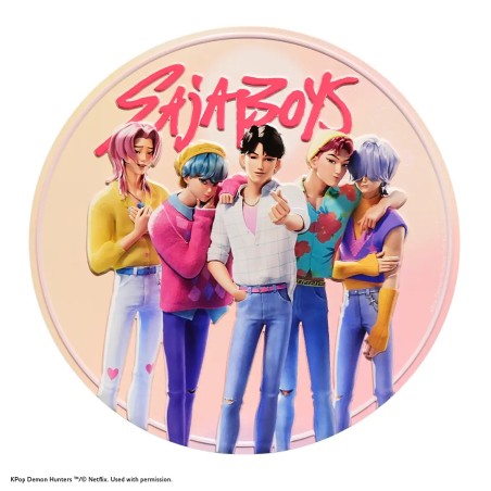 Plaque Métallique - Saja Boys - KPop Demon Hunters