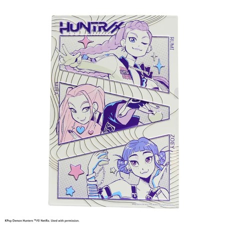 Plaque Métallique - Huntrix - KPop Demon Hunters