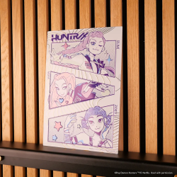 Plaque Métallique - Huntrix - KPop Demon Hunters