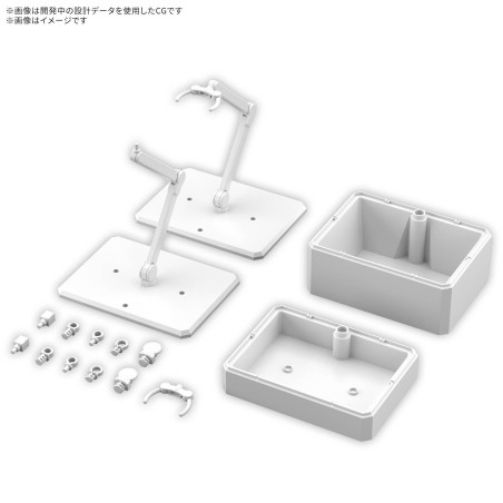 Support - Action Base 7 (Blanc) & Option Box