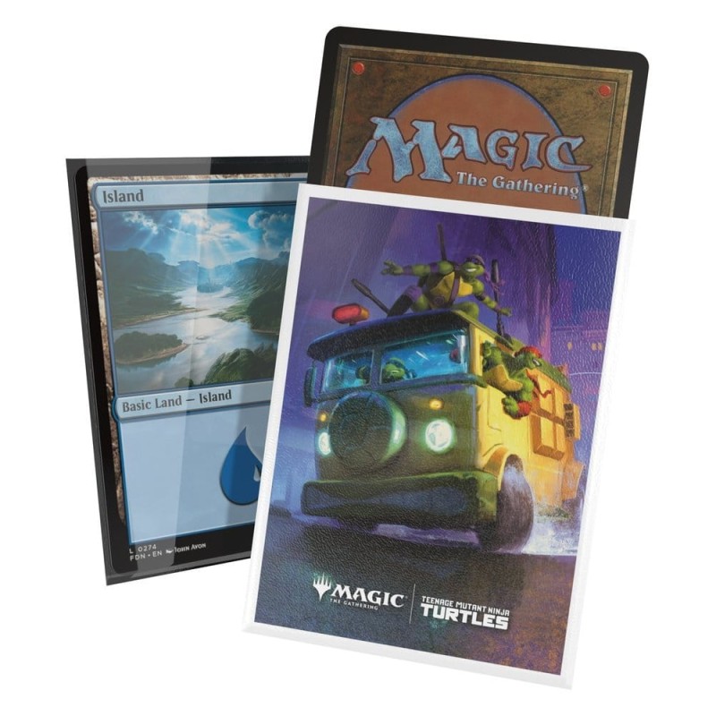 Protèges Cartes 100 pièces - Art Sleeves - Turtle Van - Tortues Ninja