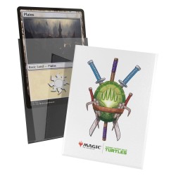 Protèges Cartes 100 pièces - Art Sleeves - Turtle Planeswalker Symbol - Tortues Ninja
